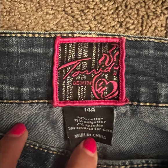 Torrid straight leg Jeans - Picture 3 of 4